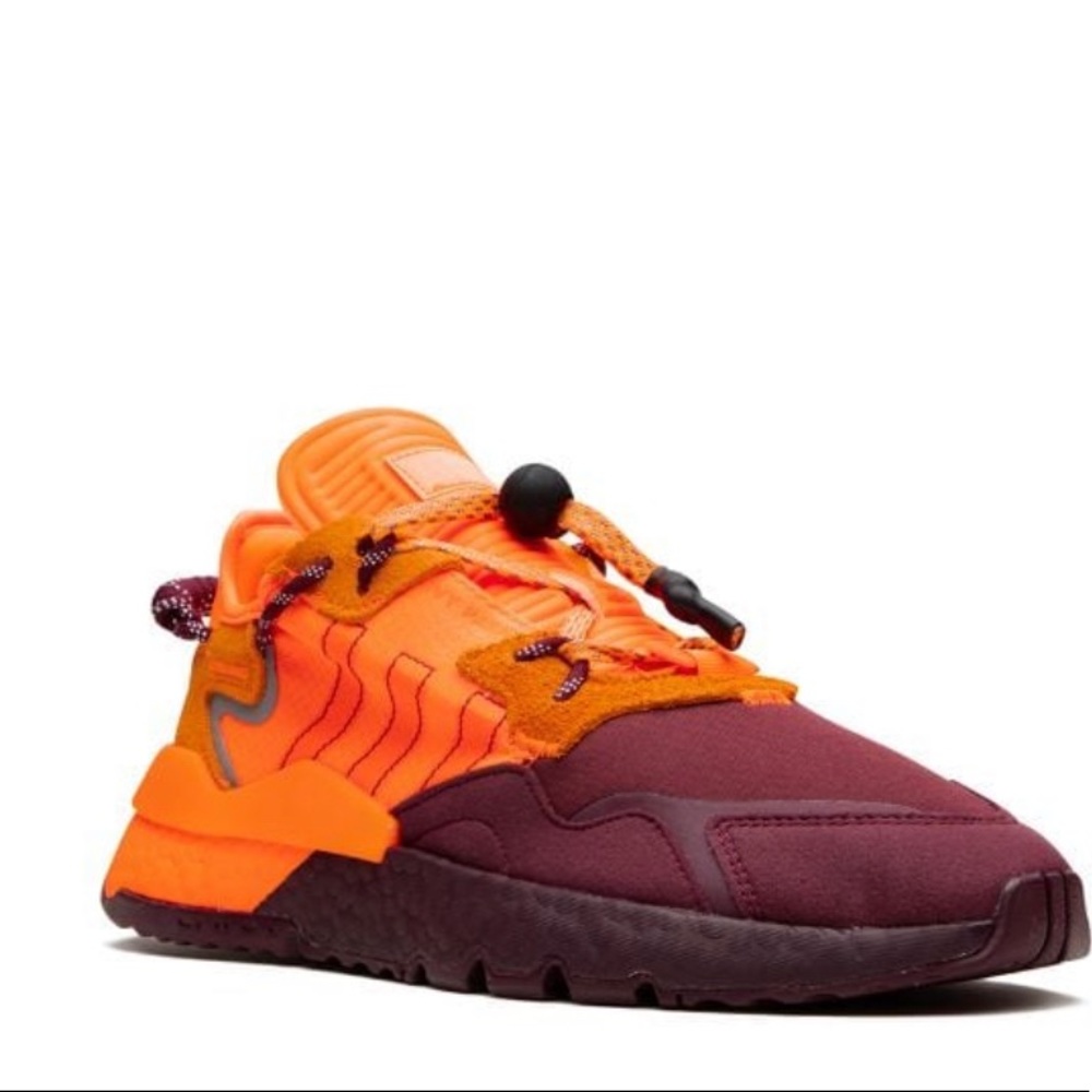 NWT, Ivy Park Nite Joggers. Maroon & Orange